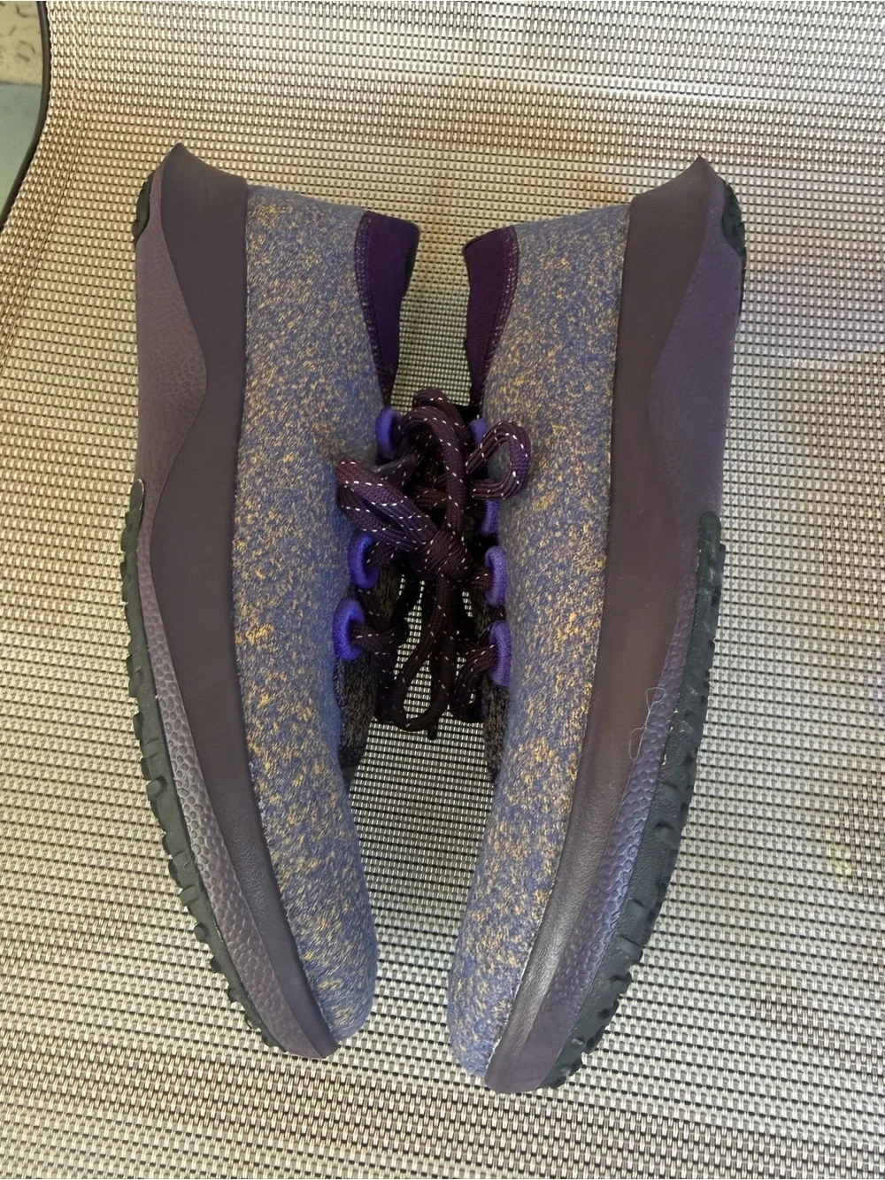 allbirds women’s size 9 Purple Knit Lace-Up Sneakers